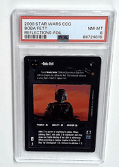 V1187: 2000: BOBA FETT: REFLECTIONS: FOIL: PSA 8: NM-MT: 88724618